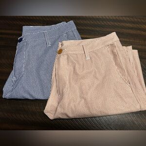 Men’s Lost Unfiltered Striped Shorts  Polyester/ Stretchy (2 pc bundle)  Size 32